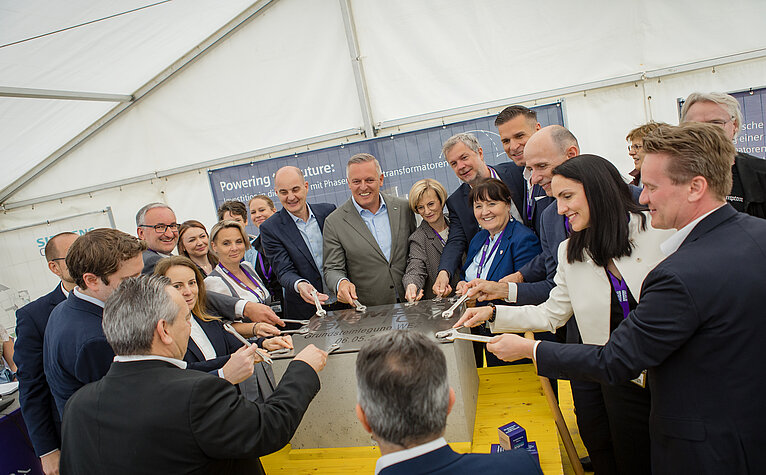 Groundbreaking ceremony at Siemens Energy in Weiz.