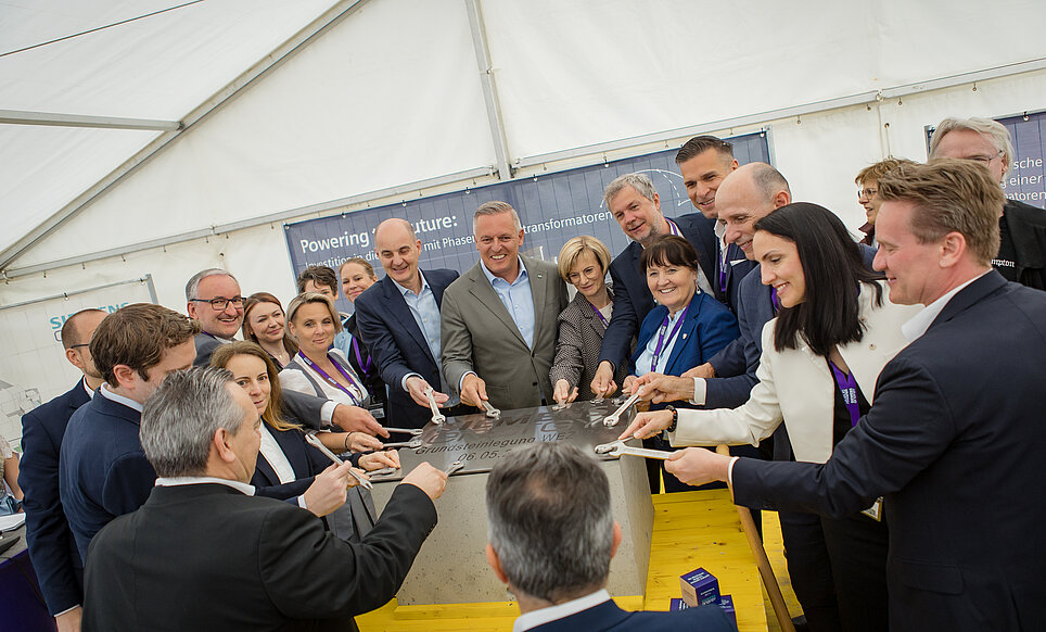 Groundbreaking ceremony at Siemens Energy in Weiz.