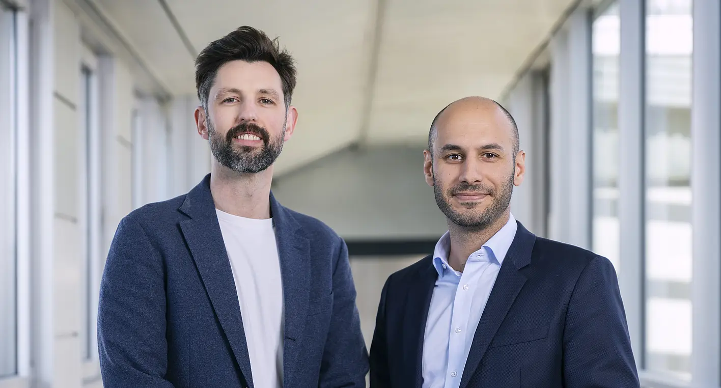 Das Gründerteam von Epitome Therapeutics: Jamie Hackett und Guido Gualdoni (v.l.n.r.).