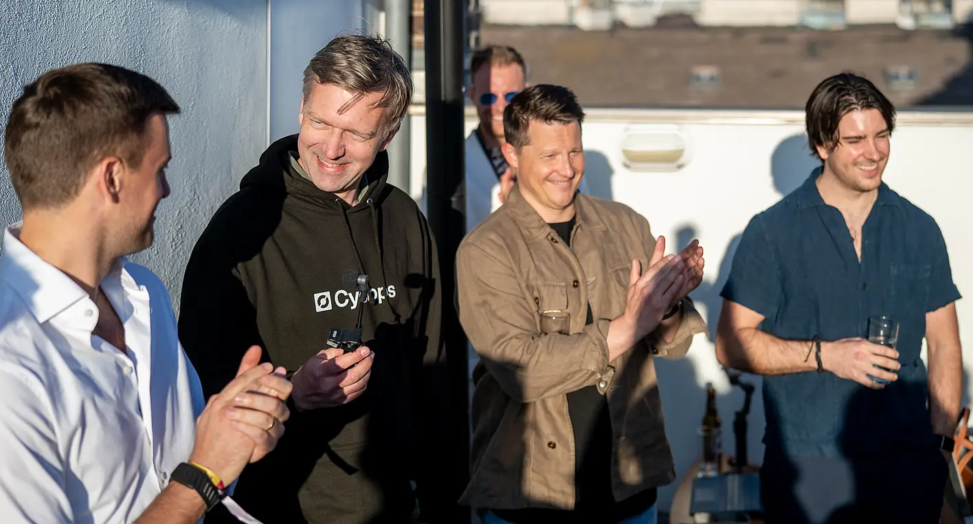 From left to right: Alex Wilson, Co-Founder & Co-CEO; Jonas Jünger, Managing Director; David Johnson, Co-Founder & President and Pat Duffy, Co-Founder & Co-CEO