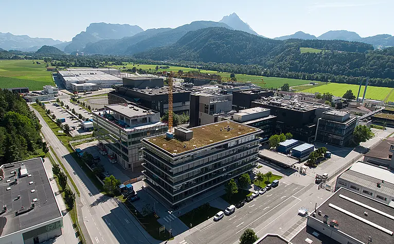 Luftaufnahme Novartis Schaftenau