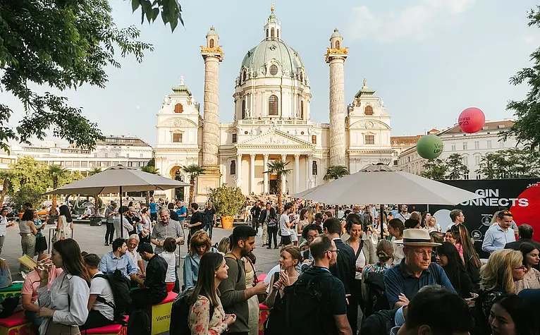 ViennaUP Home Base am Wiener Karlsplatz
