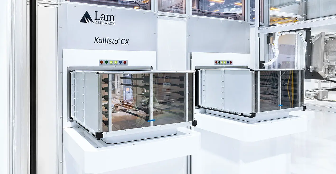 Lam Research Kallisto CX Anlage im Labor zur Panel-Level-Verarbeitung für effiziente Halbleiter- und KI-Chip-Produktion