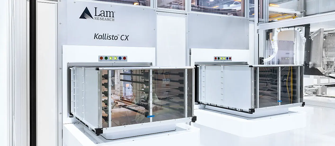 Lam Research Kallisto CX system used for panel-level processing in semiconductor lab for efficient AI chip production