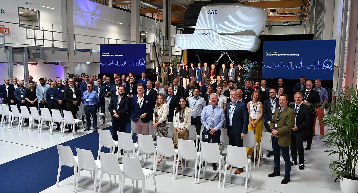 Inauguration of the new CAE training center in Vienna.