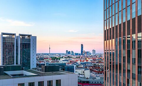 Urban cityscape Wien