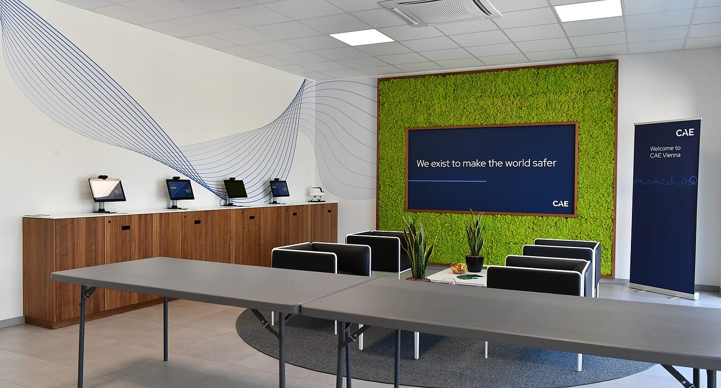 A look inside the CAE Training Center in Vienna.